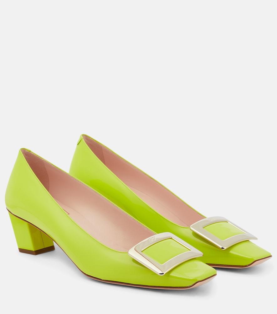 roger vivier belle vivier patent leather pumps