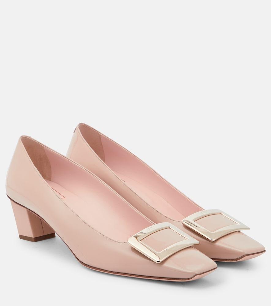 roger vivier belle vivier patent leather pumps