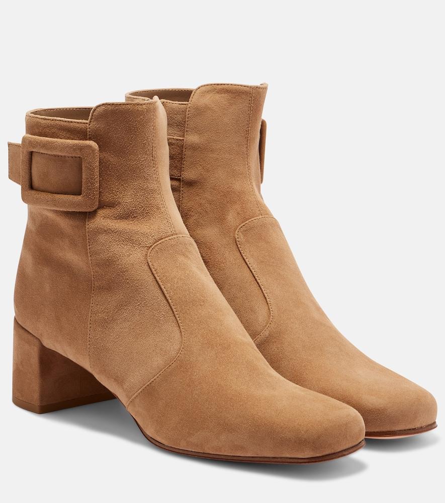 roger vivier très vivier polly 45 leather ankle boots