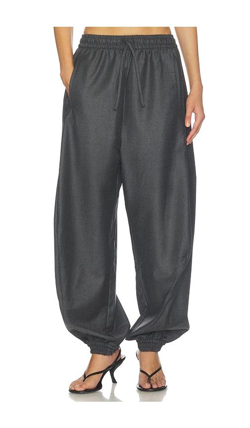rohe balloon track pants in grey. - size 32 (also in 34, 36, 38)