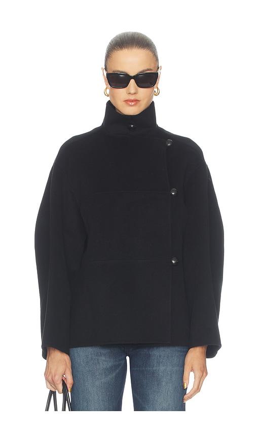 rohe double-faced wool jacket in black. - size 34 (also in 38)