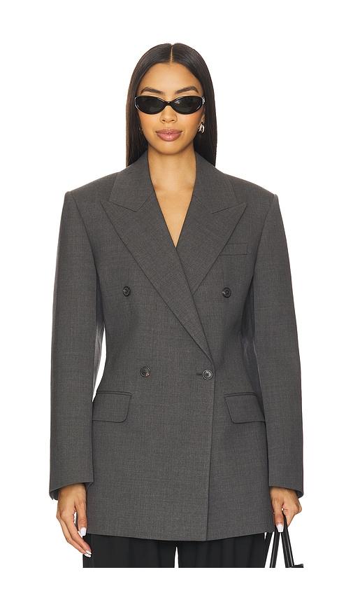 rohe hourglass blazer in grey. - size 34 (also in 38)