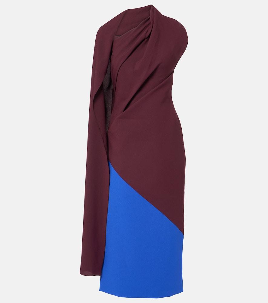 roksanda capella crêpe midi dress