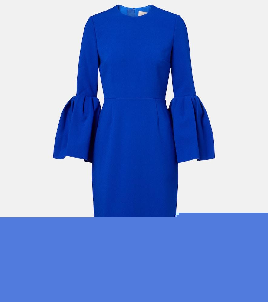 roksanda margot crêpe midi dress