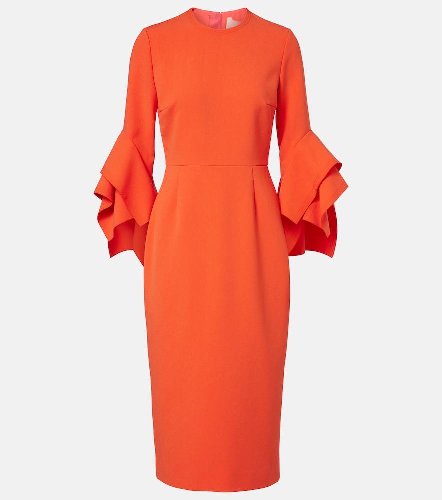roksanda ruffled midi dress
