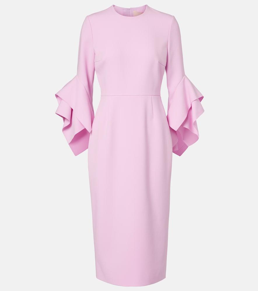 roksanda ruffled midi dress