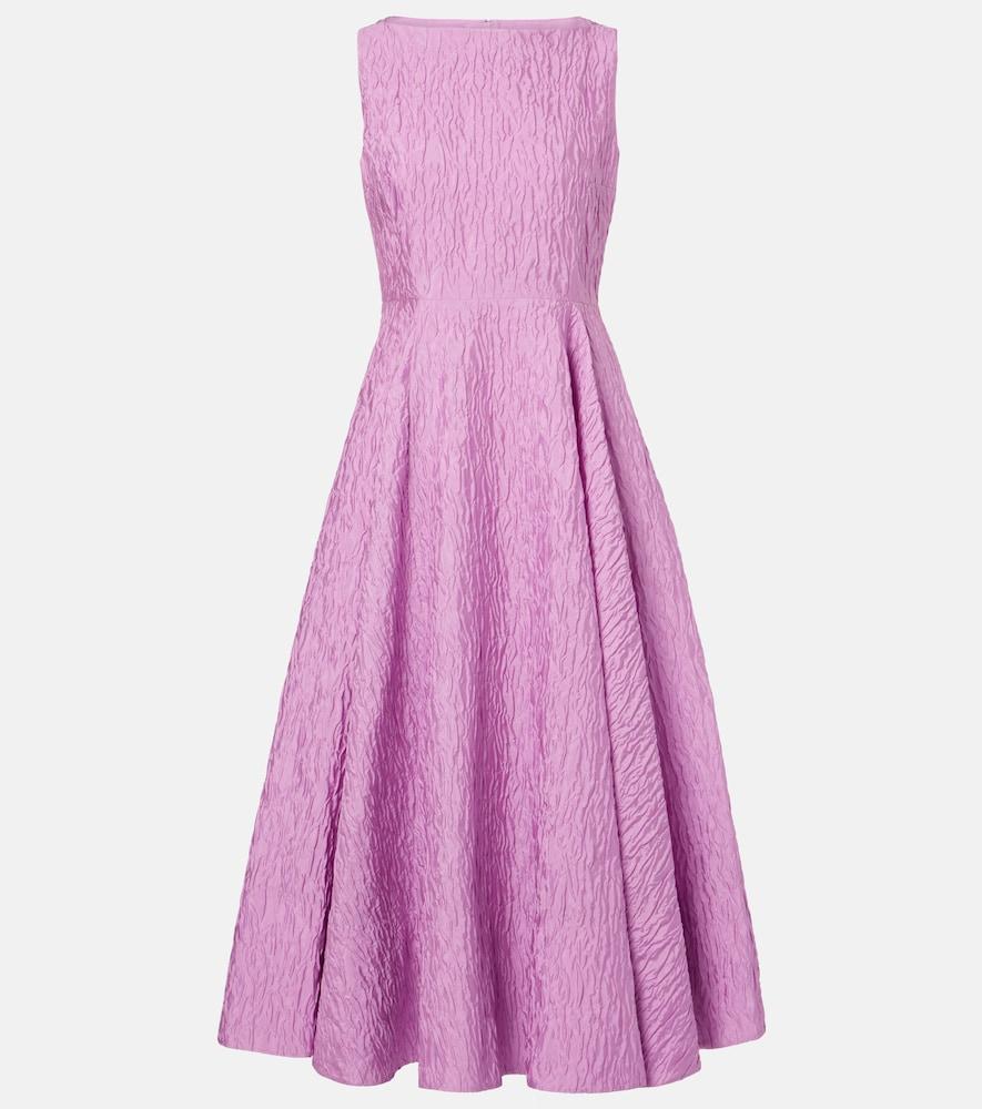 roksanda tera cloqué midi dress