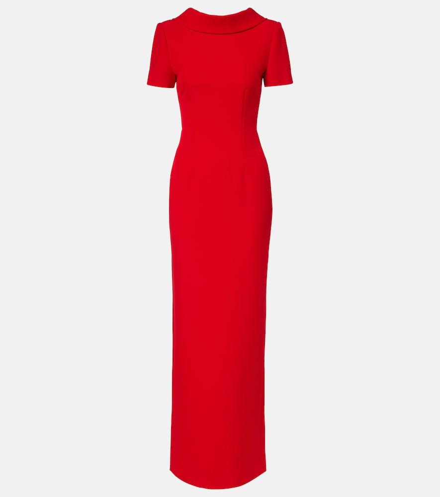 roland mouret crêpe gown