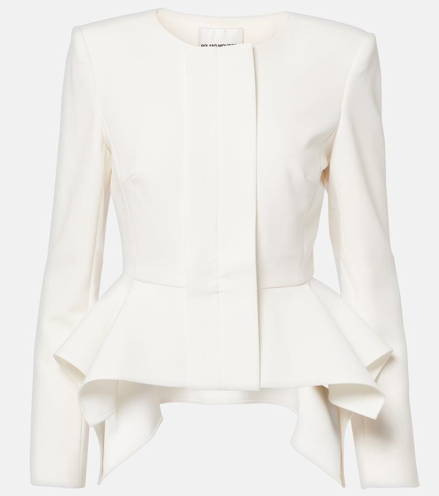 roland mouret crêpe jacket