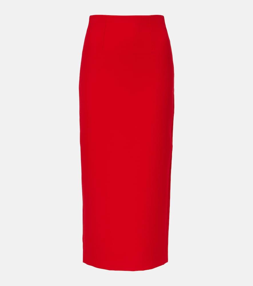 roland mouret crêpe pencil skirt