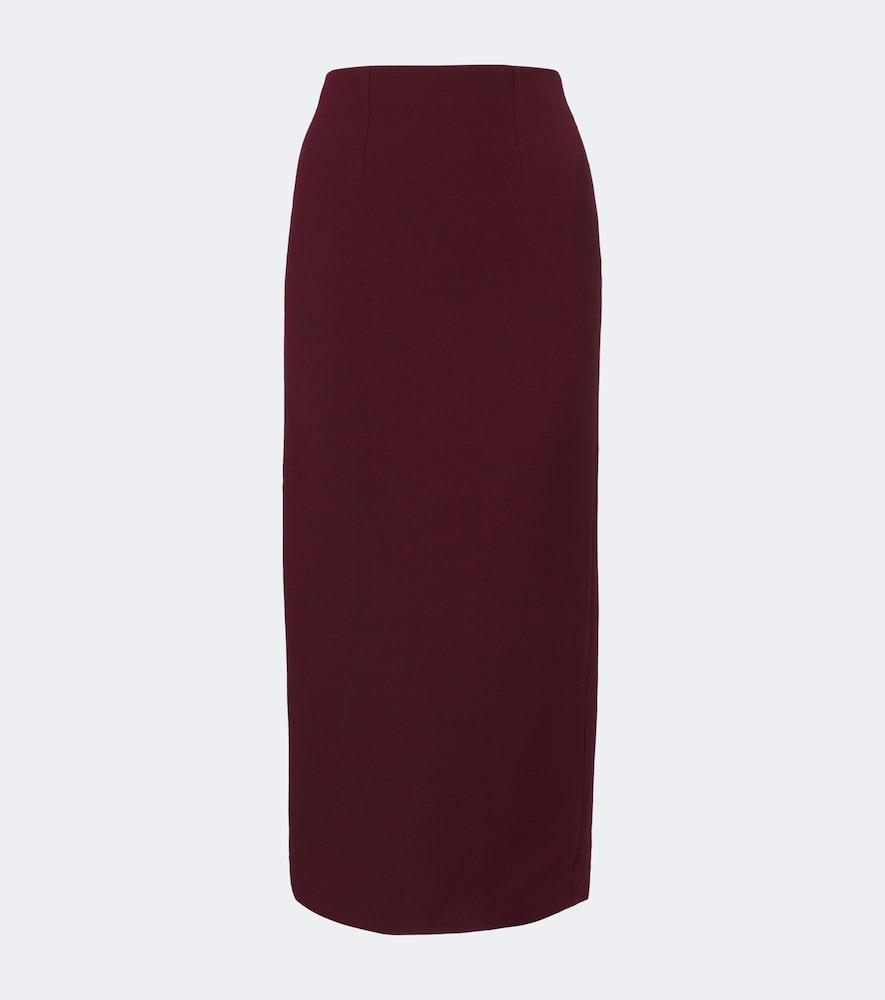 roland mouret crêpe pencil skirt