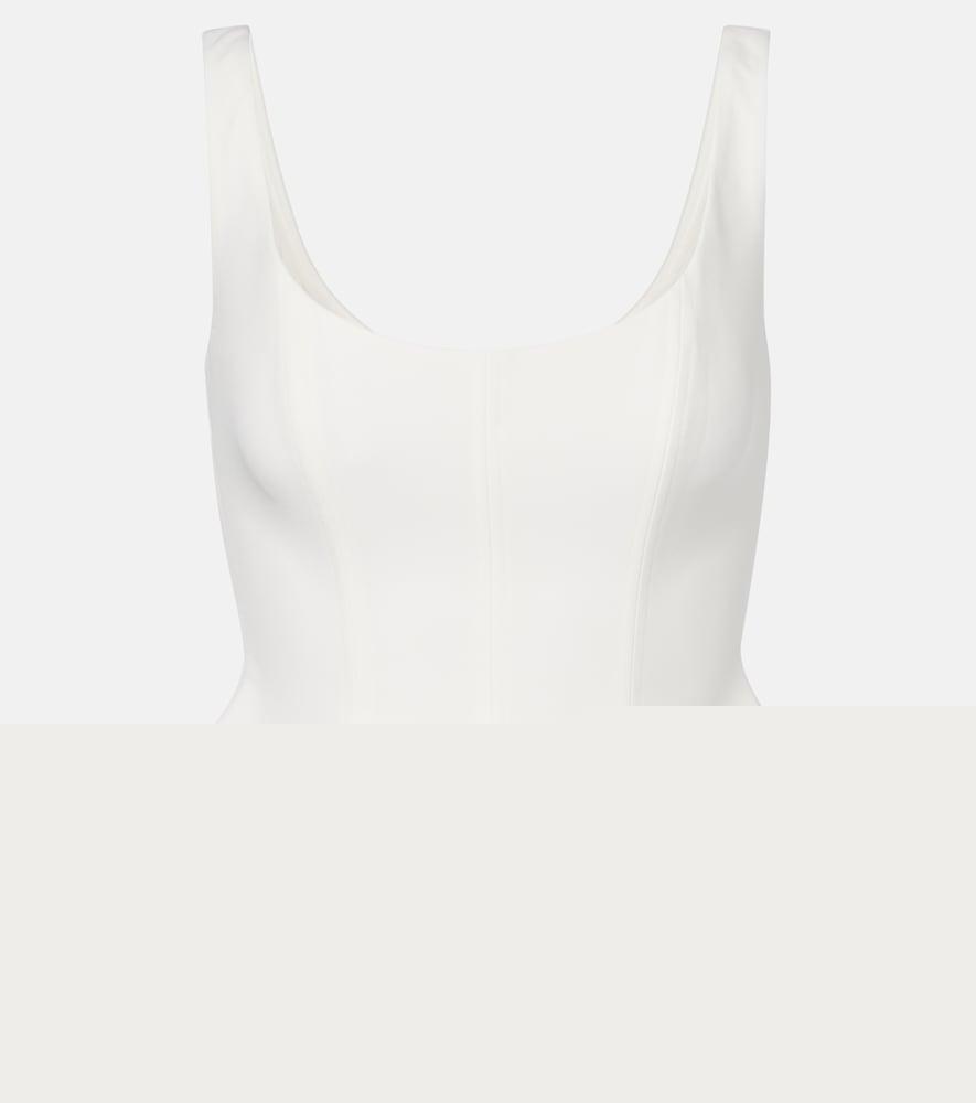 roland mouret crêpe top