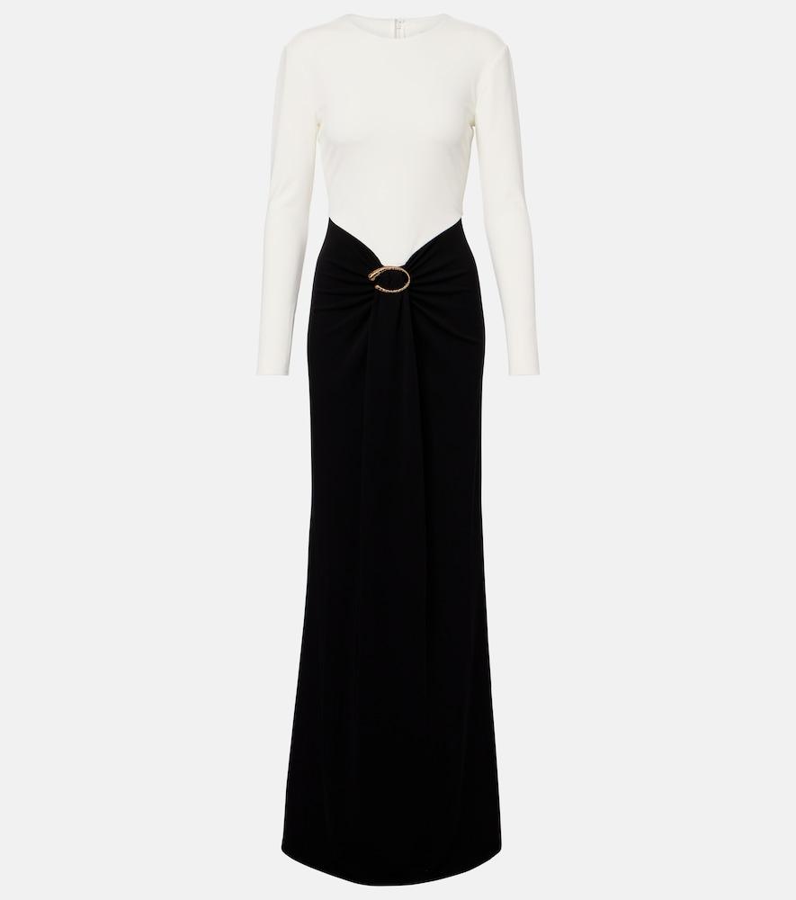 roland mouret draped jersey gown