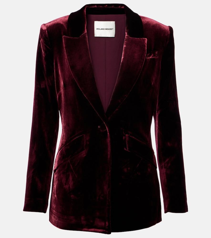 roland mouret velvet blazer