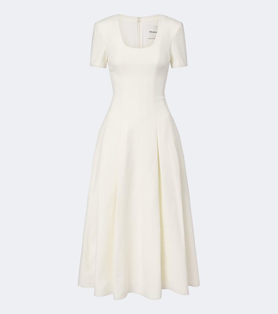 roland mouret wool and silk cocktail dress