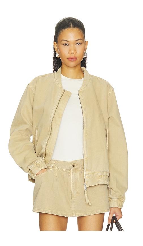 rolla's dune bomber jacket in tan. - size l (also in m)