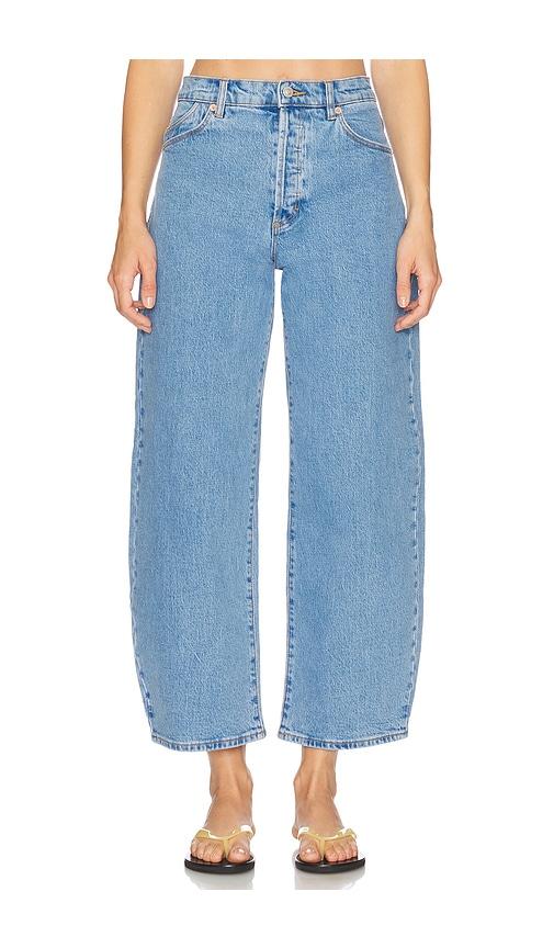 rolla's gigi barrel jeans in blue. - size 28 (also in 31)