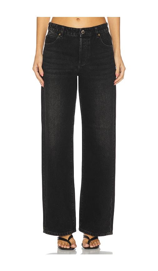rolla's kate baggy jeans in black. - size 25 (also in 32, 33)