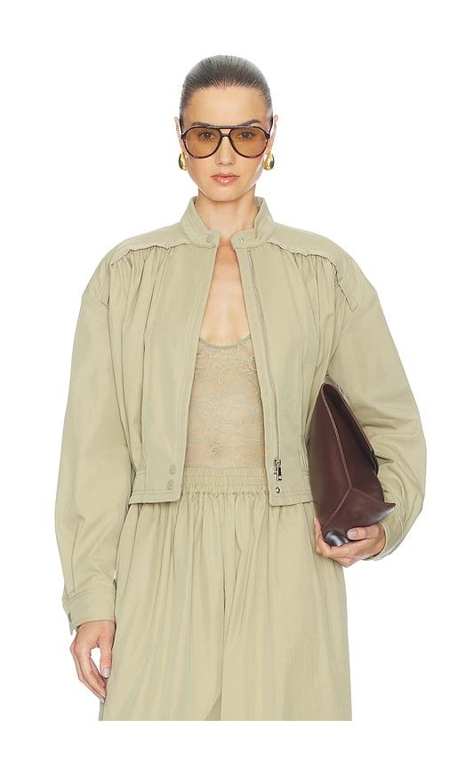 ronny kobo ariah jacket in sage. - size m (also in s)