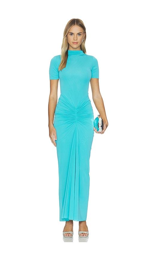 ronny kobo enid dress in blue. - size m (also in s, xs)