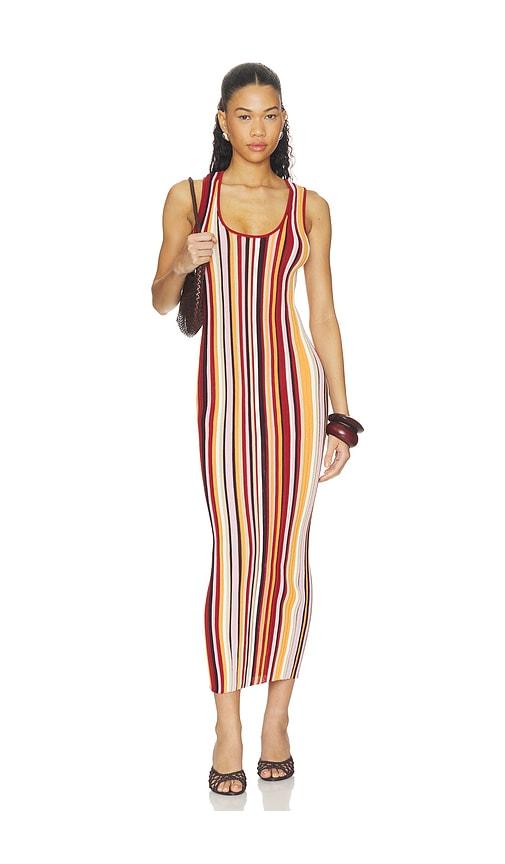 ronny kobo kerry knit dress in rust,pink. - size l (also in s, m)