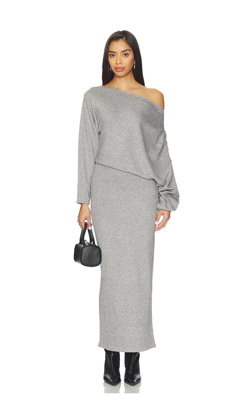ronny kobo matthieu dress in grey. - size l (also in s, xs, m)