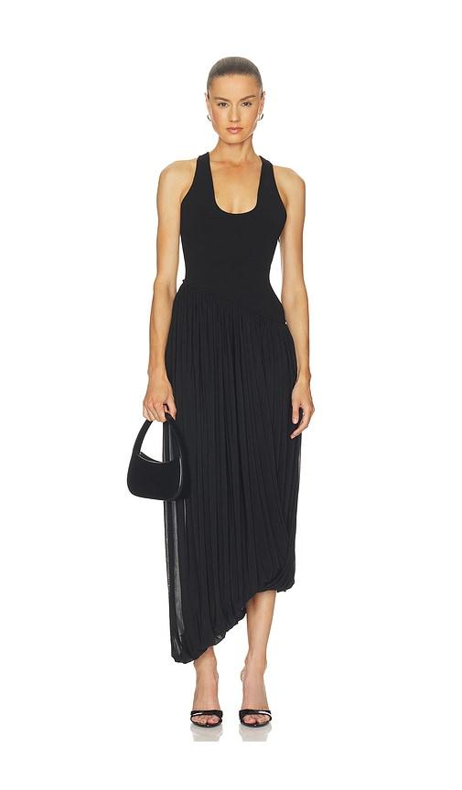 ronny kobo meyer dress in black. - size m (also in xs, s)