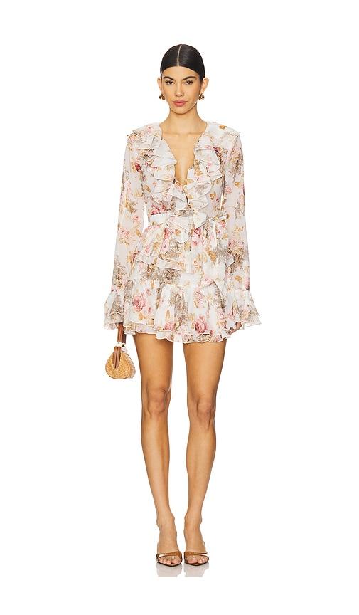 ronny kobo palmero dress in white. - size s (also in xs)