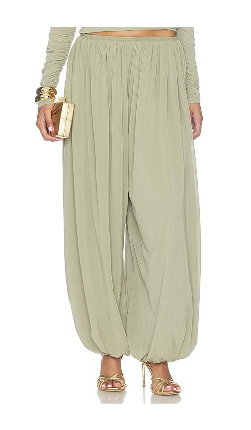 ronny kobo renier pant in green. - size l (also in xs, s)