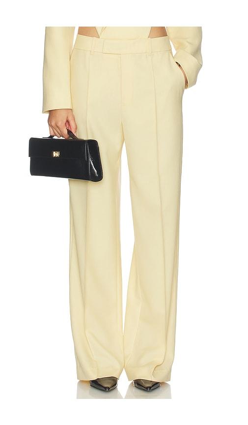ronny kobo rowley pant in lemon. - size l (also in xs, s, m)