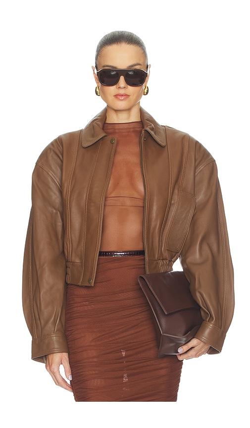 ronny kobo samson jacket in brown. - size l (also in m)