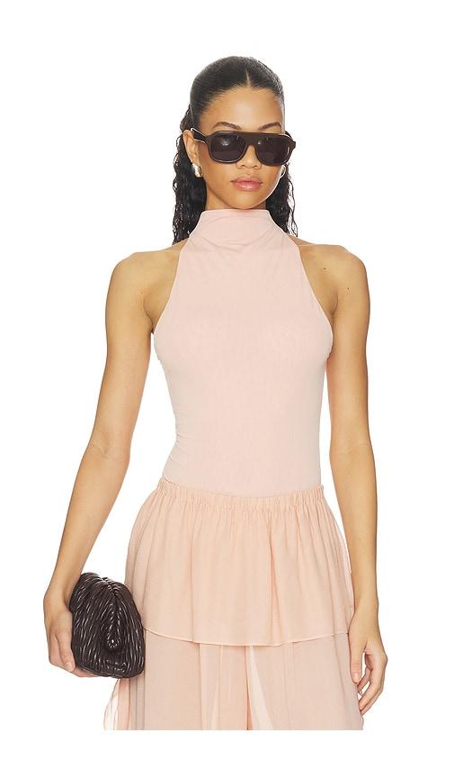 ronny kobo spen bodysuit in rose. - size l (also in m, s, xs)