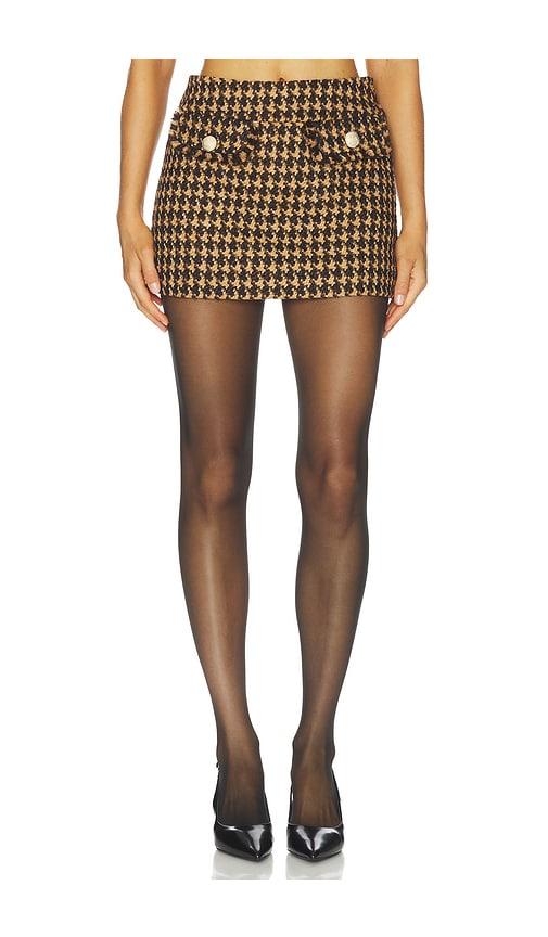 ronny kobo ultan skirt in brown. - size l (also in s, m)