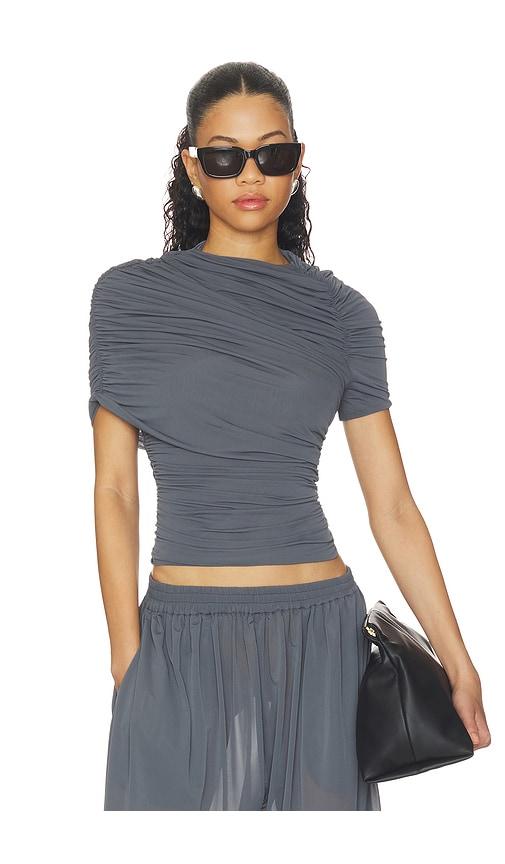 ronny kobo vega top in charcoal. - size m (also in s)