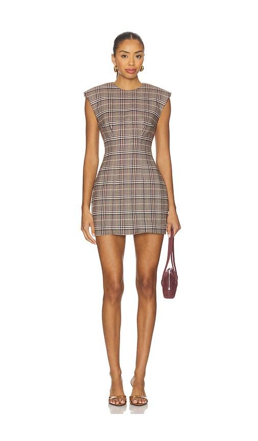 ronny kobo wolverton dress in brown. - size s (also in xs)