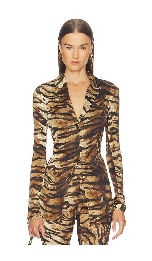 ronny kobo zena top in brown. - size s (also in xs)