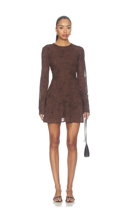 rotate kasyna dress in brown. - size 34 (also in 36, 38)