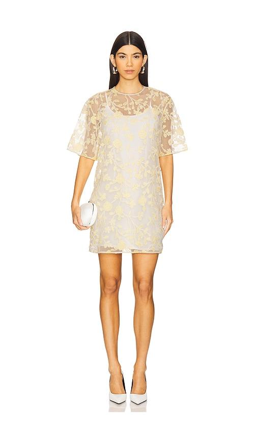 rotate laria dress in lemon. - size 34 (also in 40)
