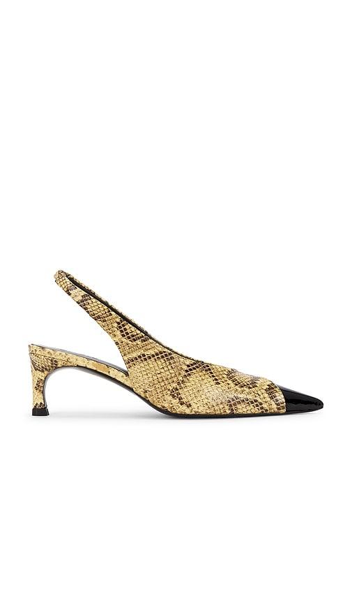 rotate slingback pump in beige. - size 36 (also in 38)