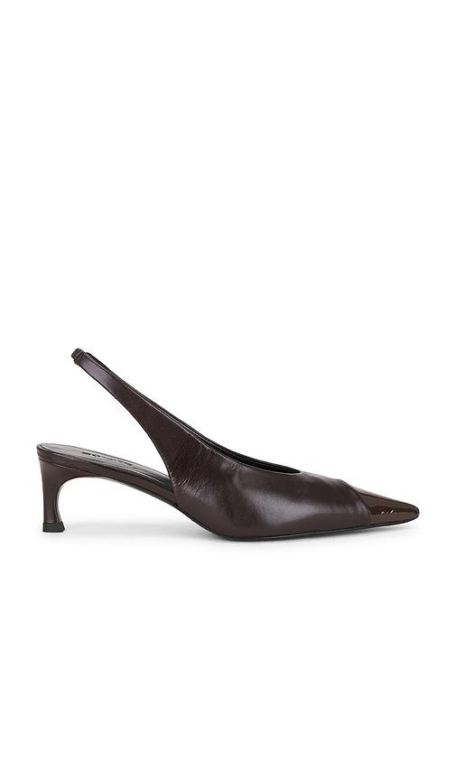 rotate slingback pump in brown. - size 36 (also in 37, 39)