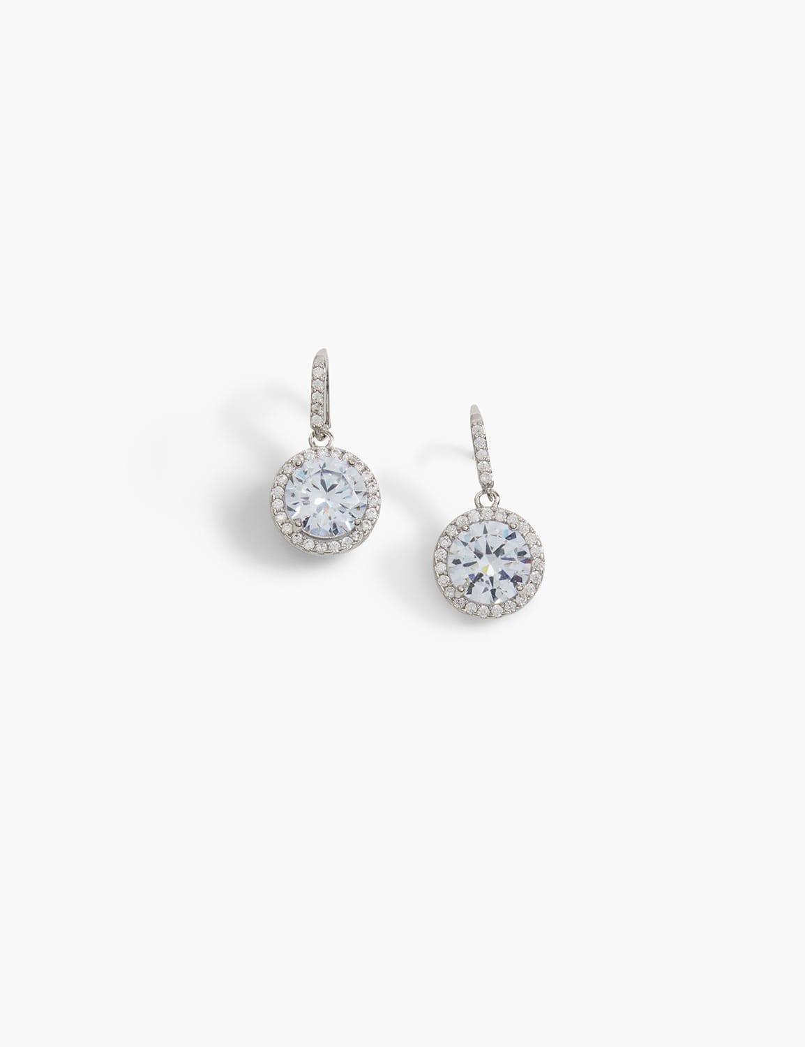 round drop earrings