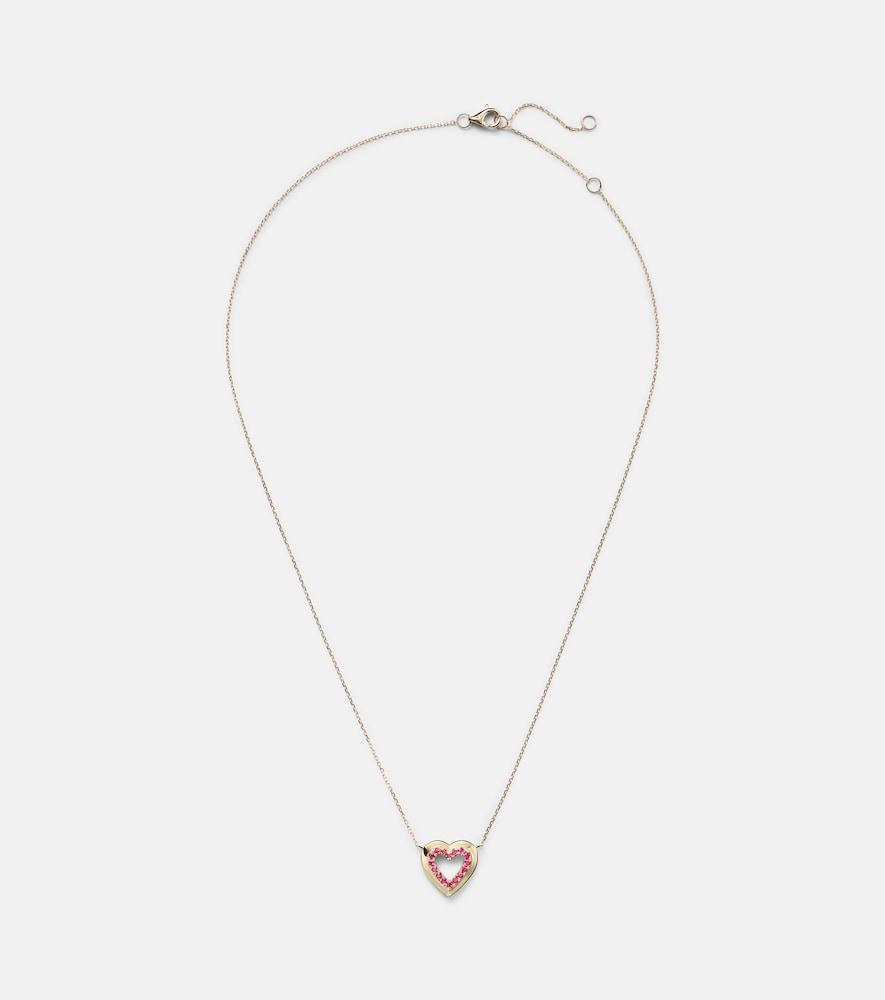 roxanne first 14kt gold necklace with sapphires