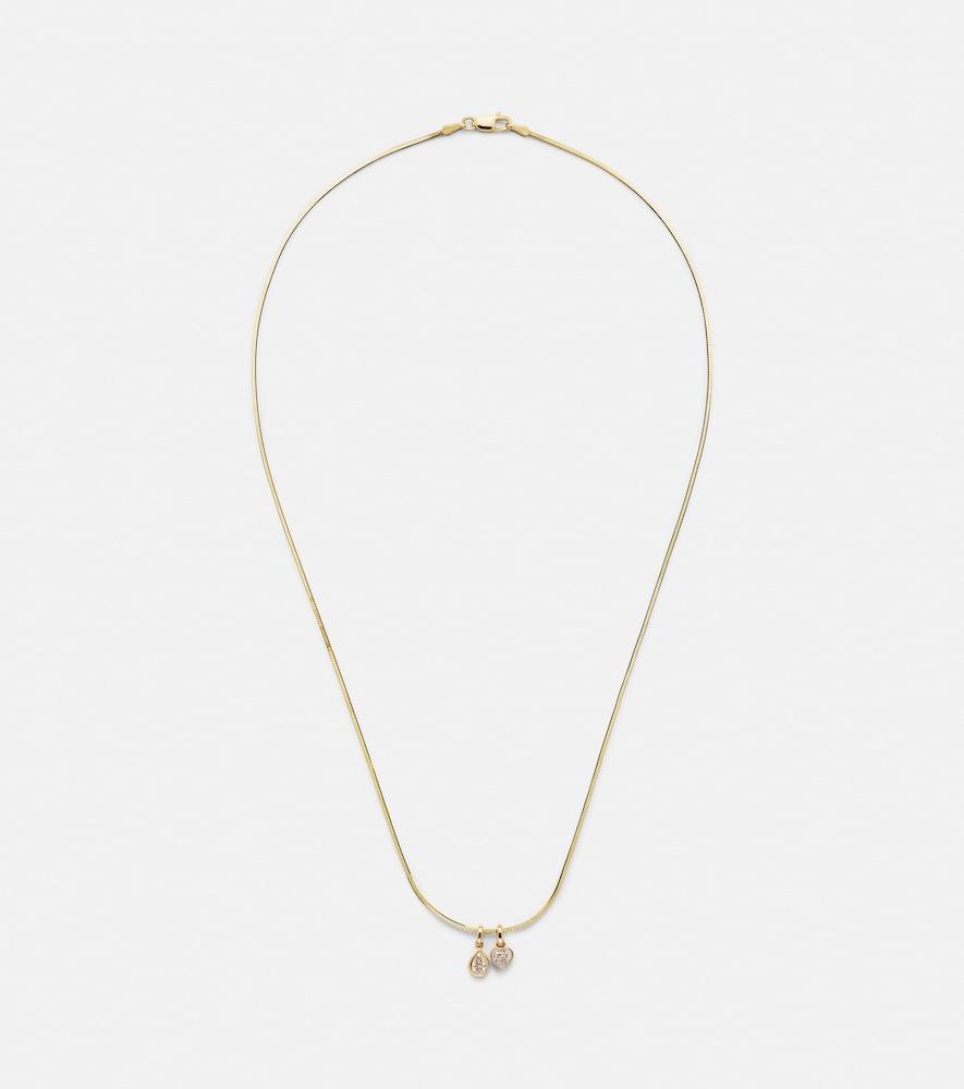 roxanne first 14kt gold pendant necklace with diamonds