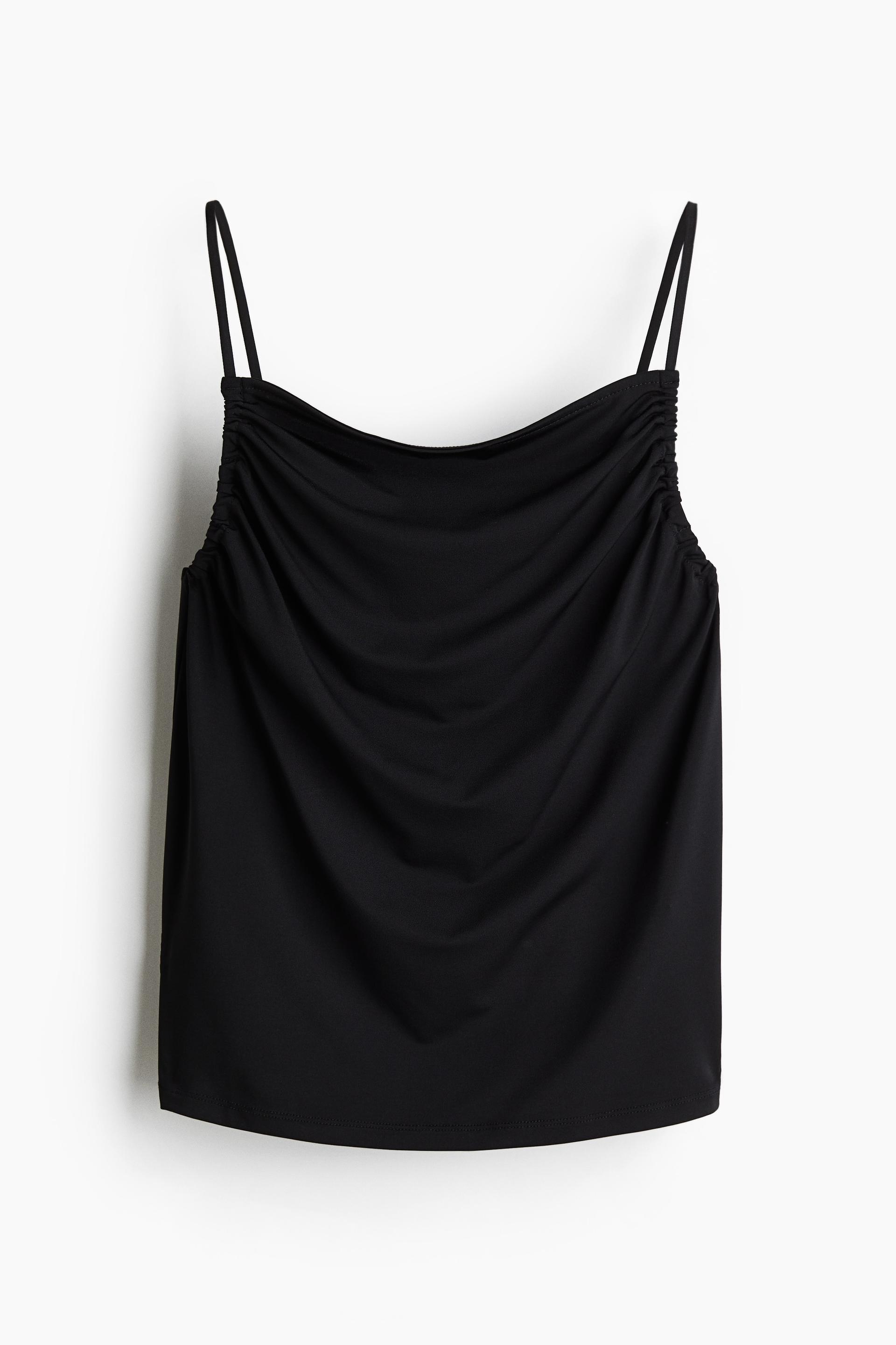 ruched strappy top