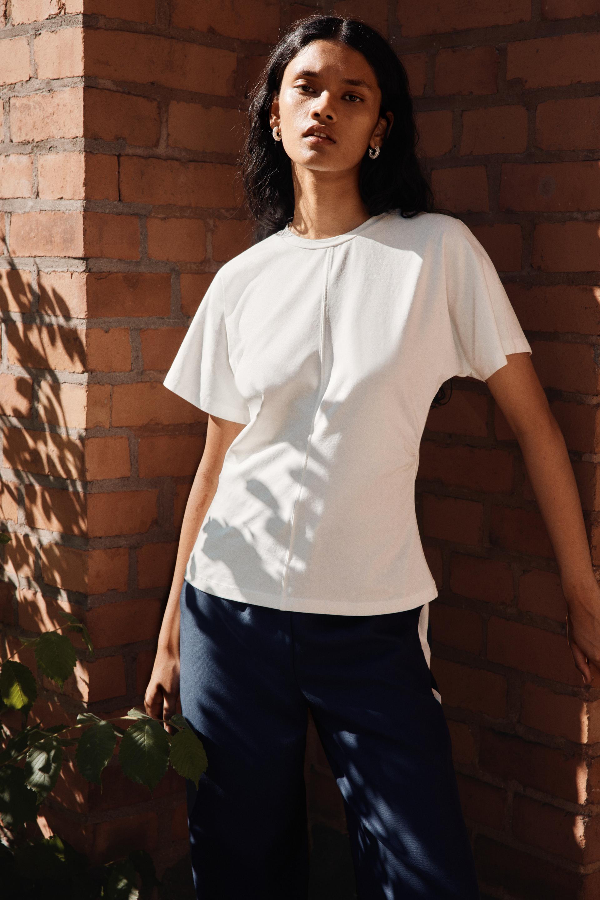 ruched t-shirt