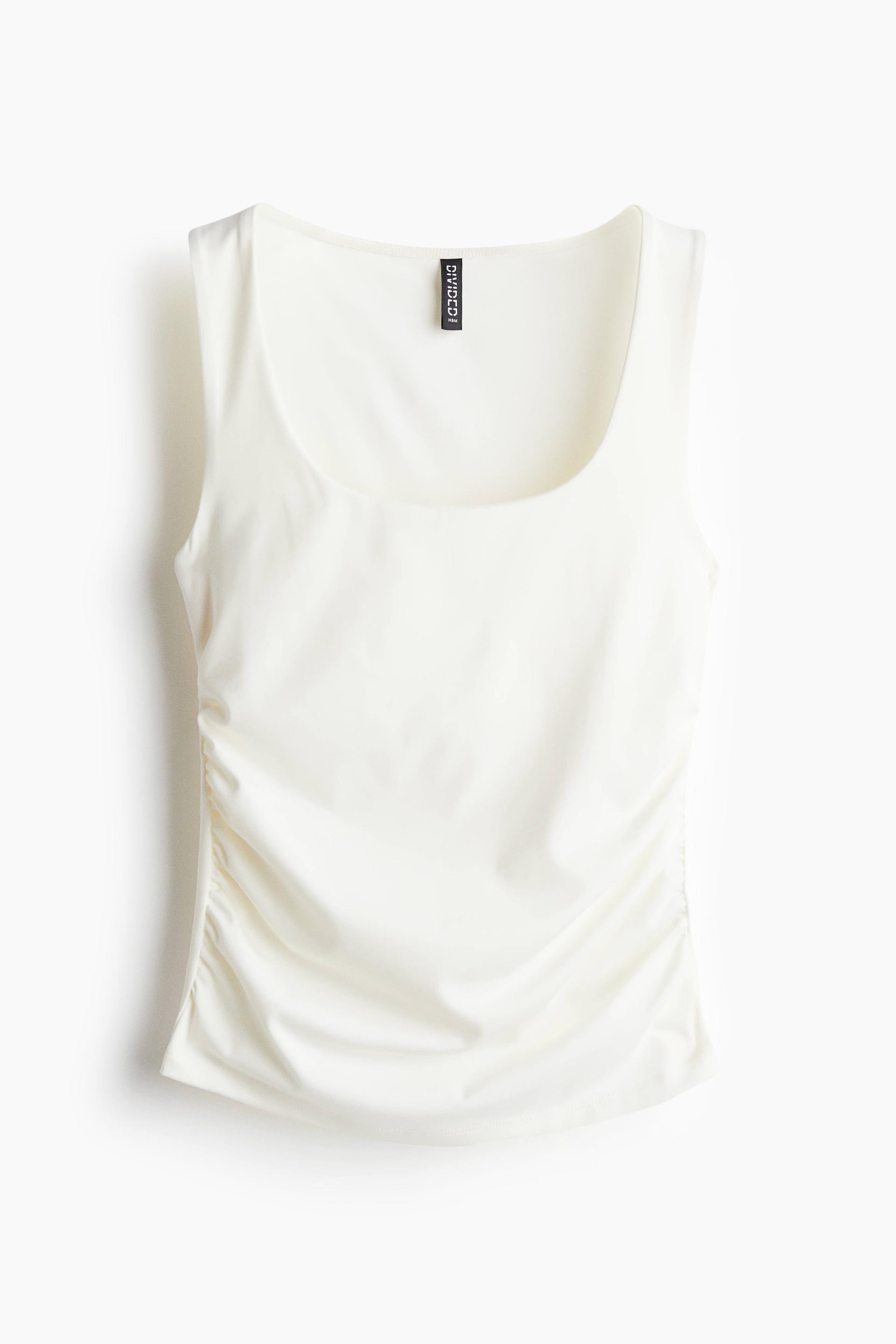 ruched tank top