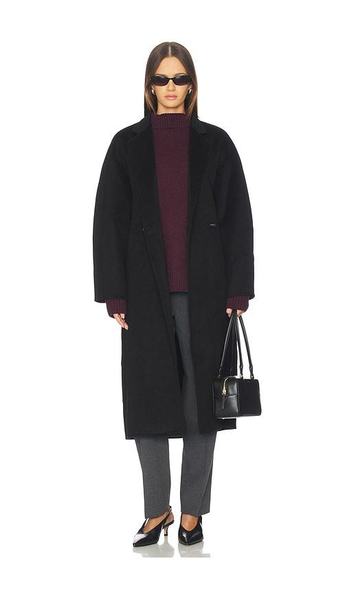 rue sophie basile coat in black. - size l (also in xl)
