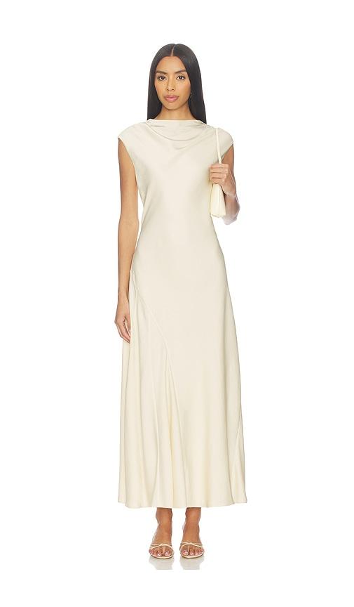 rue sophie colette dress in yellow. - size l (also in xs)