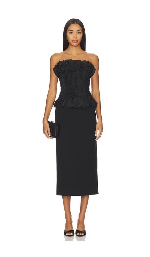 rue sophie lina dress in black. - size m (also in s, xs)