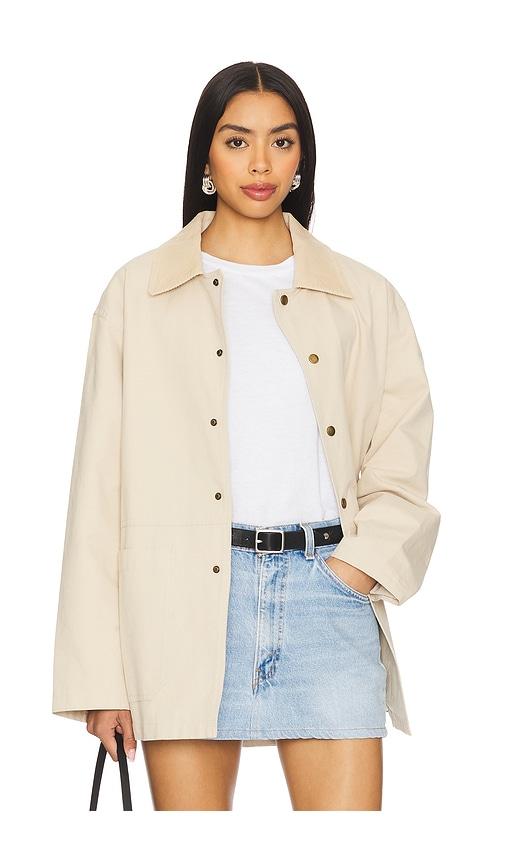 rue sophie nat jacket in beige. - size l (also in s, xl)